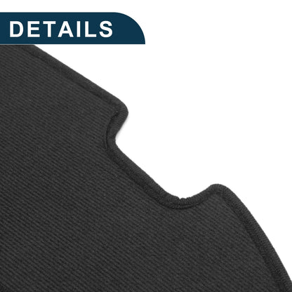 Car Door Anti Kick Pad Sticker Protector for Toyota Crown (2010-2012) Black