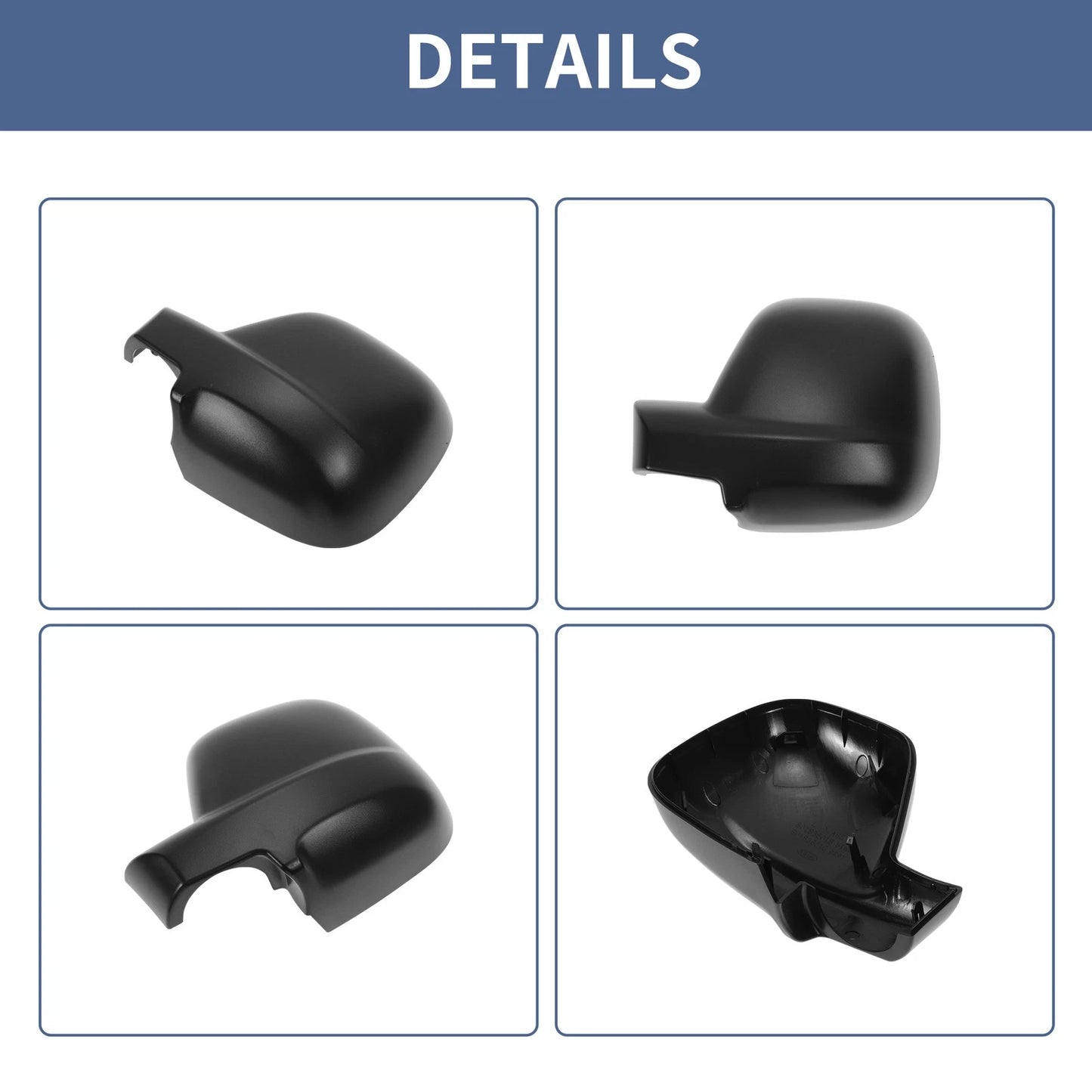 Left Passenger Side Mirror Cover for Citroen Dispatch/Jumpy (2016-2023)