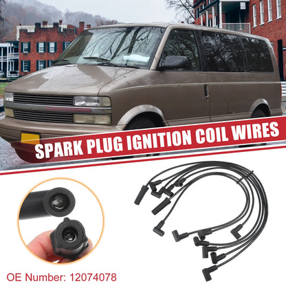 7x Spark Plug Wire Ignition Coil Cable for Chevrolet Astro G10