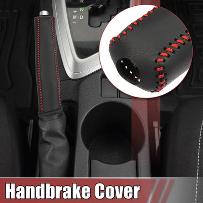 Handbrake Cover Protector with Red Thread for Toyota Corolla (2014–2018)