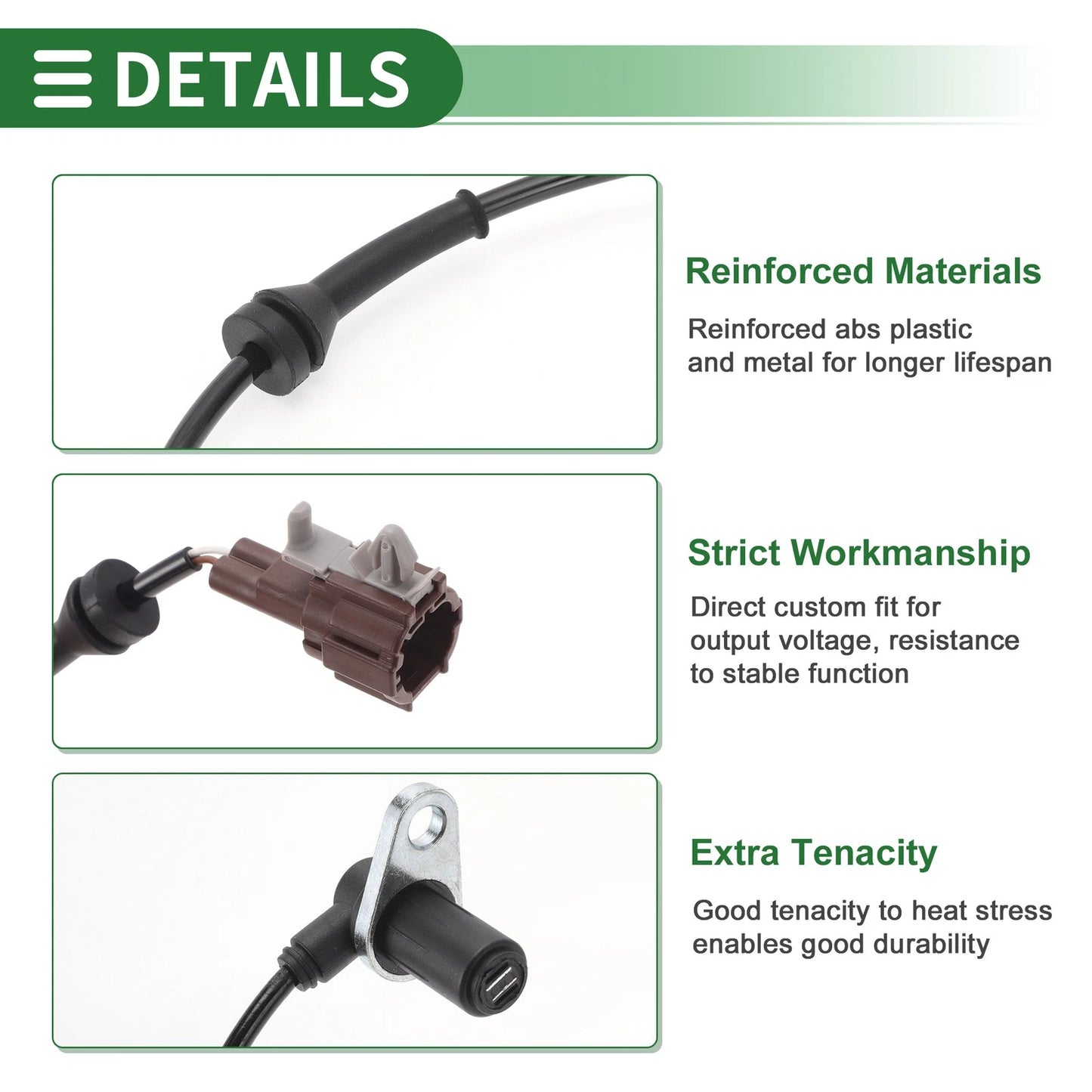 ABS Wheel Speed Sensor for Nissan X-Trail T30 (2001-2007) Rear Left