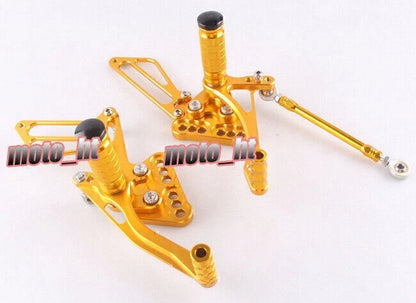 Adjustable CNC Rearset Footpegs for Suzuki GSX-R 1000 (2001-2023)
