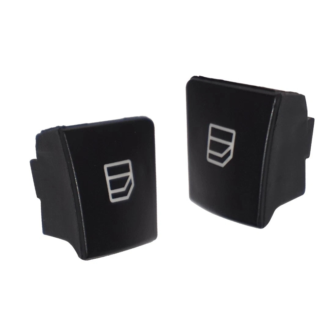 2 x Window Switch Knob Caps for Mercedes ML GL R Class W164 X164 (2006-2012)