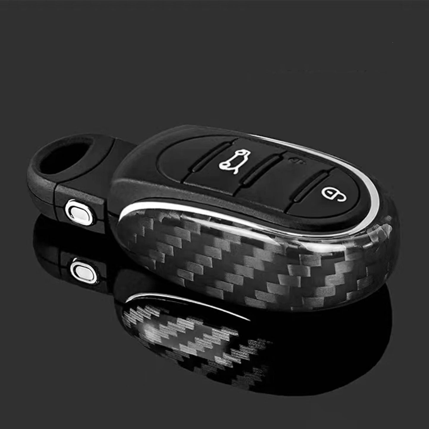 1pc Dry Carbon Fiber Key Fob Case for MINI F54 F55 F56 F57 F60 (2014-2023)