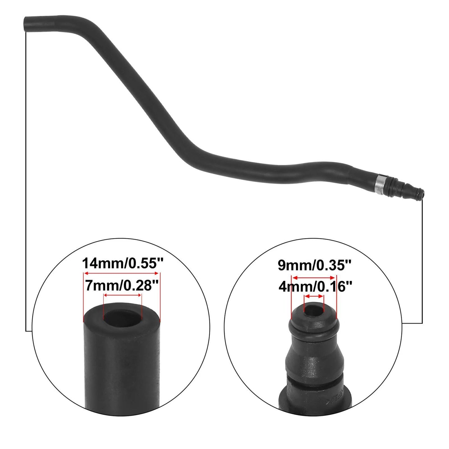 Coolant Breather Pipe Tube for Mercedes-Benz E550 (2007-2009)