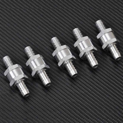 5 x 10mm 3/8" One Way Fuel Non Return Check Valve for Petrol Diesel Marine