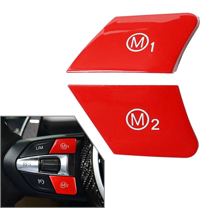 Red Steering Wheel Mode Switch Button Cover for BMW 1 2 3 4 5 6 Series X5