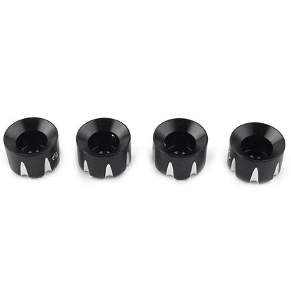 4 x Motorcycle Engine Screw Topper Cover Head Bolt Caps Black for Harley 883