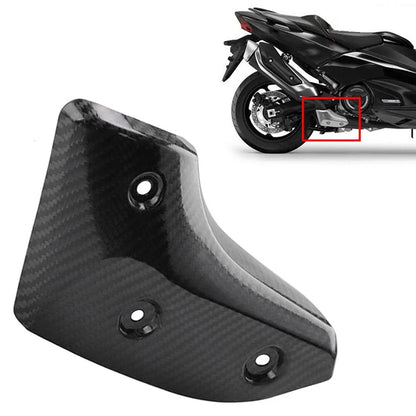 Carbon Fiber Exhaust Link Pipe Heat Shield Cover for Yamaha Tmax 530 560