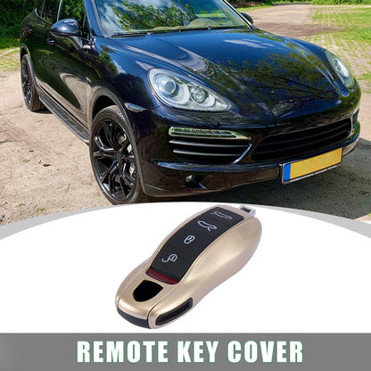 1 Set Gold Car Remote Key Cover Fob Case for Porsche Cayenne Panamera