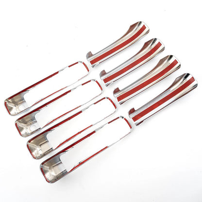 Chrome Door Handle Cover Overlays for Dodge Ram Jeep Grand Cherokee Commander