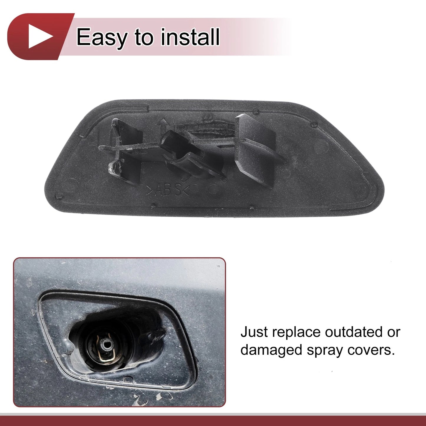 Front Left Washer Nozzle Cover for Subaru Forester (2013-2015)