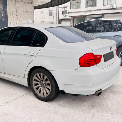 2 x Rear Bumper Side Covers for BMW 3 Series E90 (2005-2012) Carbon Look