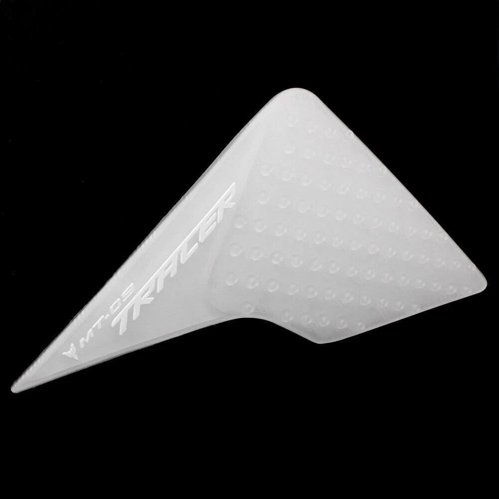 2 x White Tank Traction Pads Knee Protectors for Yamaha MT-09 Tracer (2015-2017)