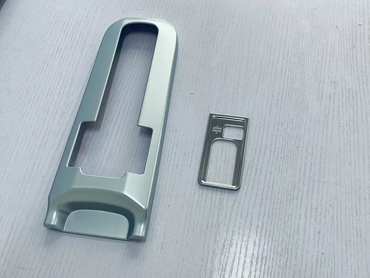 Steel Matte Gear Shift Box Panel Lid Cover Trim for 2023-2024 Toyota Prius 2 x