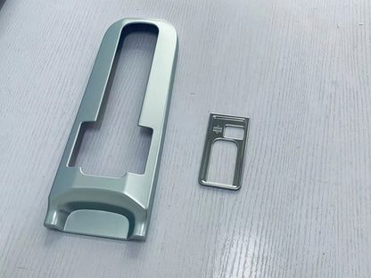Steel Matte Gear Shift Box Panel Lid Cover Trim for 2023-2024 Toyota Prius 2 x