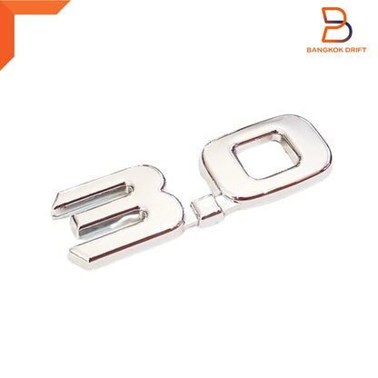 3.0 Chrome Front Door Logo Emblem Badge for Toyota Hilux Vigo (05-20)