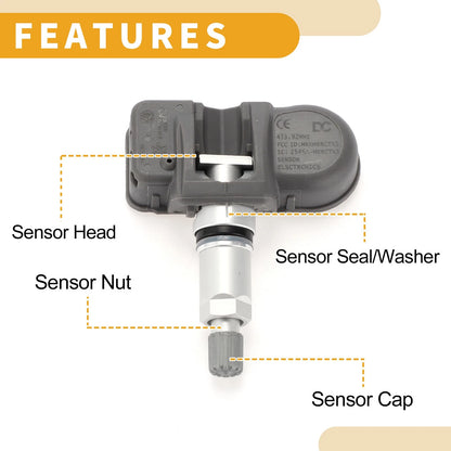 Tire Pressure Sensor 1 Pc 433MHz for Dodge Challenger (2008 - 2020)