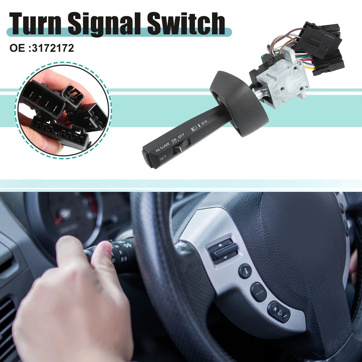 Turn Signal Switch for Volvo VNL 630, VNL 660 (2004-2023)