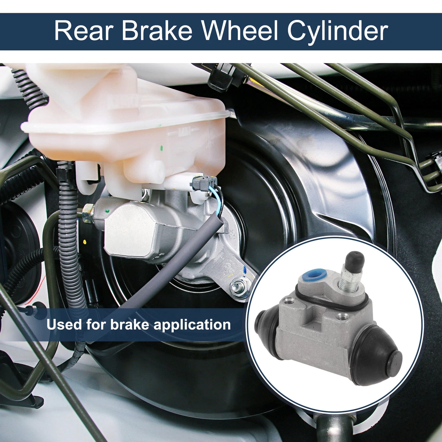 Rear Left Brake Wheel Cylinder for Hyundai Pony / Excel (1989-1995)