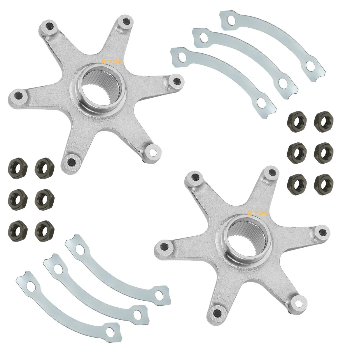 2x Rear Axle Sprocket Mount Hub Collar Holder for Yamaha Warrior 350 YFM350X