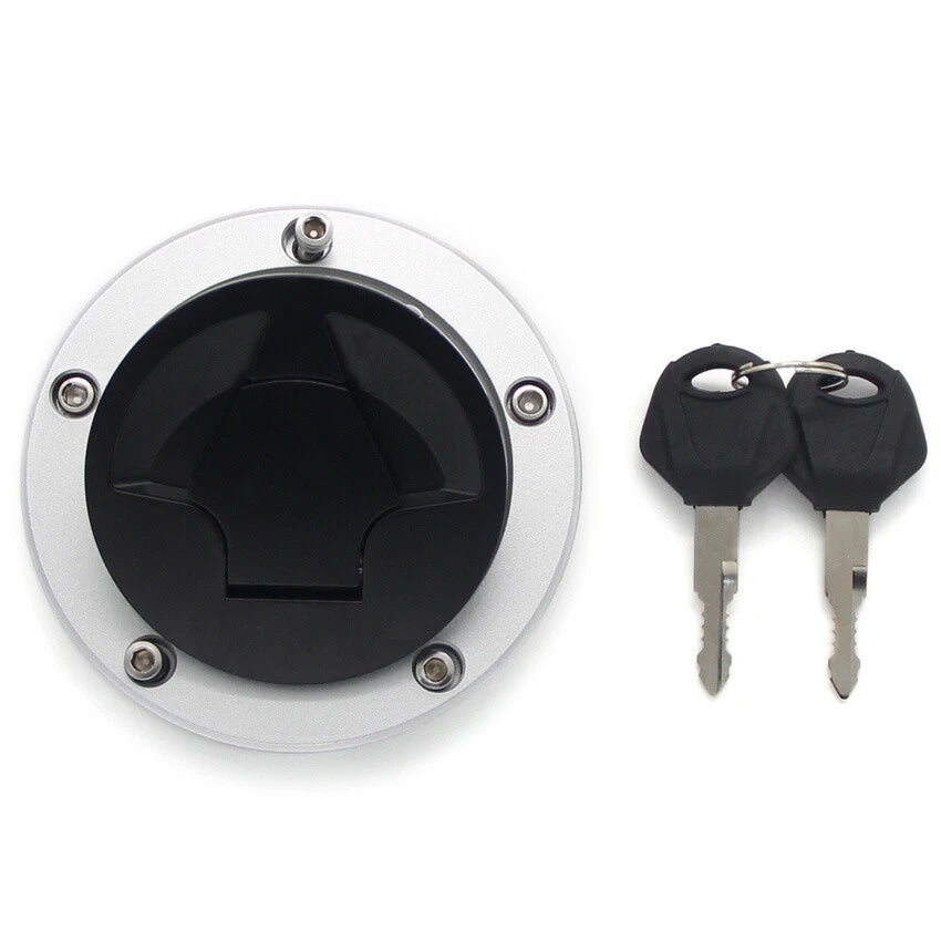 Fuel Gas Tank Cap Cover Keys for Kawasaki Z800 Z750 Z1000 ZR1000 Z1000SX ZZR1400 (2013-2023)