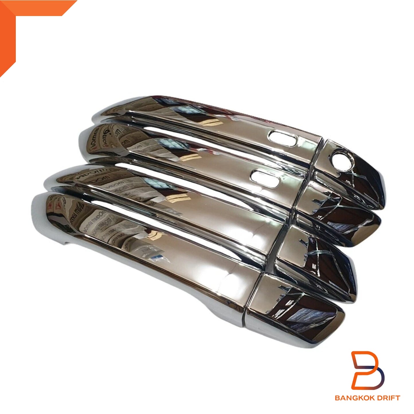 Chrome Door Handle Cover Trim for Isuzu D-Max, MU-X, X-Terrain, LS-U (20-23)