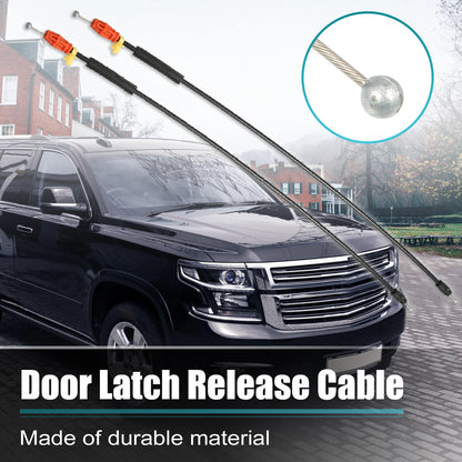 2 x Front Door Handle Latch Release Cables for Chevrolet Silverado (2007-2018)