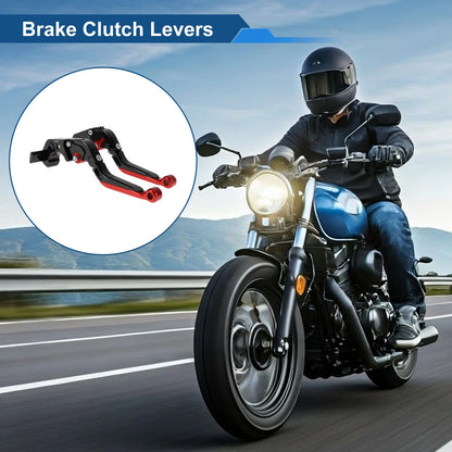 2 x Adjustable Short Long Brake/Clutch Levers for Kawasaki ZX14R (2006–2017)