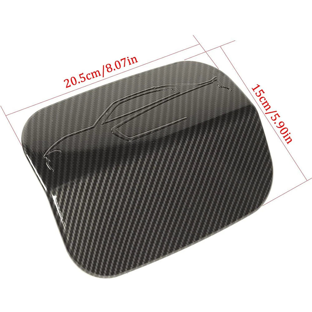 ABS Carbon Fiber Gas Cap Cover for 2015-2023 Dodge Charger