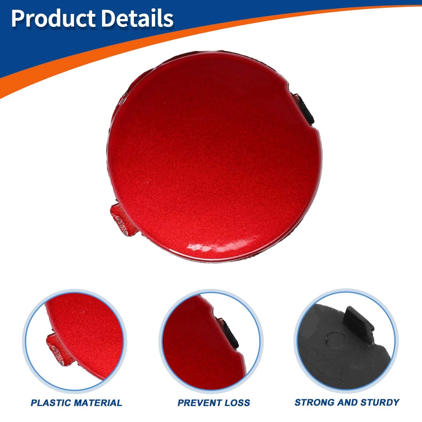 Tow Hook Cover for Mazda CX-3 (2016-2021) - KODO Red