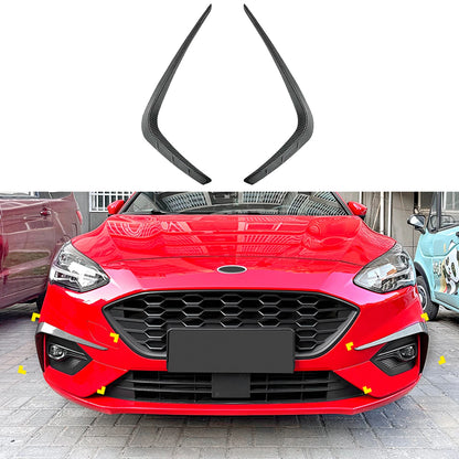Front Side Air Vent Trim Fog Light Covers for Ford Focus ST Line (2019-2022)