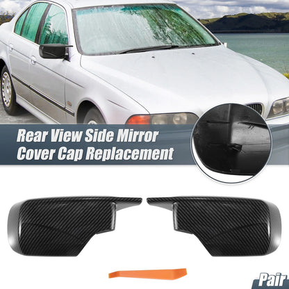 Carbon Fiber M4-Style Rearview Mirror Covers for BMW E39 E46 325i 328i (1998-2005)