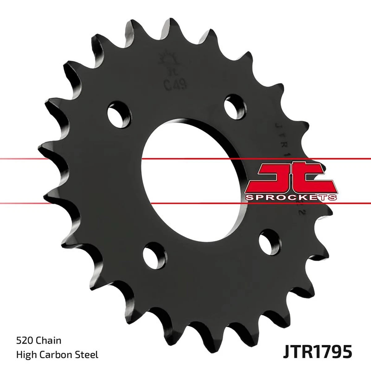 22-Tooth Rear Steel Sprocket for Kawasaki KFX80 (2003–2006)