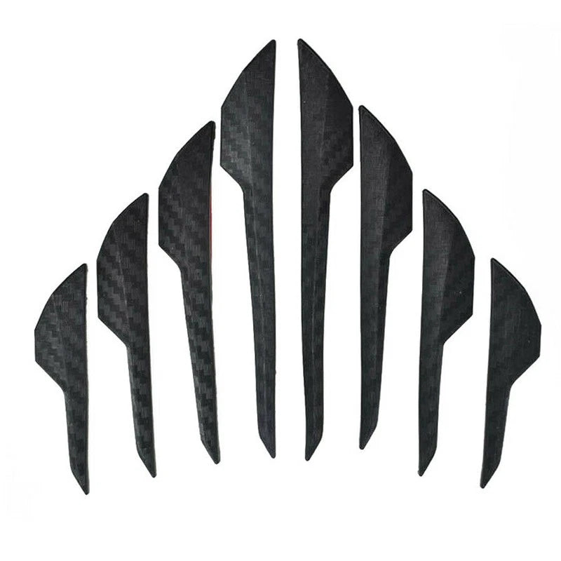 8pcs Car Edge Protector Strip Bumper Axe Shape Anti-Scratch Cover for Car