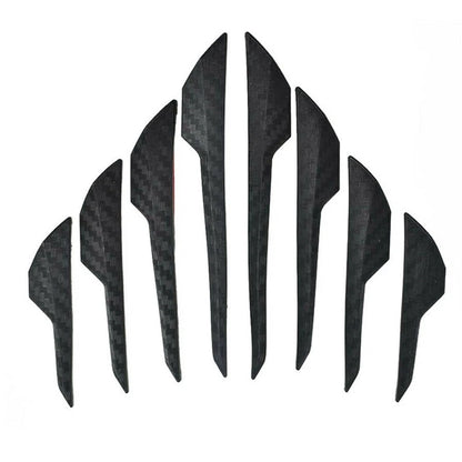 8pcs Car Edge Protector Strip Bumper Axe Shape Anti-Scratch Cover for Car