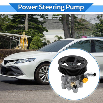 1pcs Power Steering Pump with Pulley for Toyota Camry Solara (2004–2008)