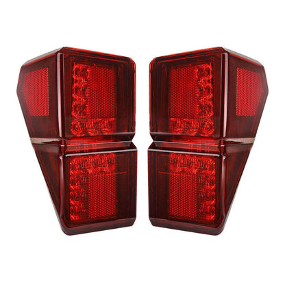 Red UTV Brake Tail Light Set for Polaris Ranger 1000 XP CREW (2019-2021)
