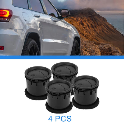 4 Pcs A/C Vent Panel for Ford Fusion (2006-2009) Durable Black Air Outlet