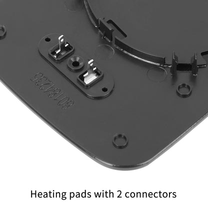 Heated Mirror Glass with Backing Plate Left Side for BMW 325Ci, 760Li