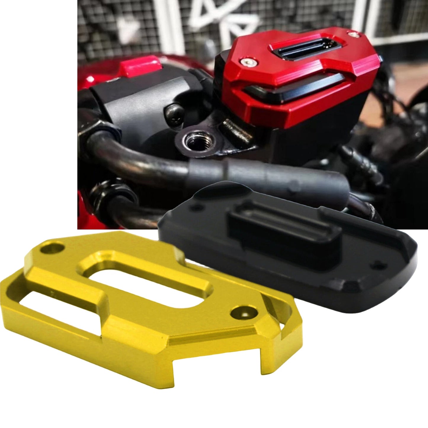 Gold Front Brake Fluid Reservoir Cover for Honda CB650F (2014-2019)