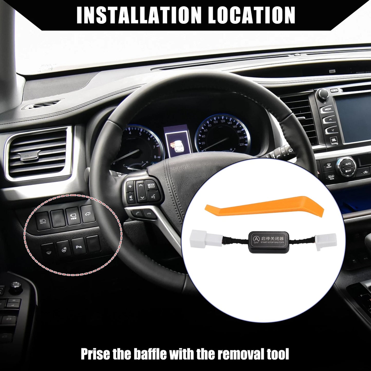 Auto Start Stop A-Off Cable for Toyota Highlander (2015-2021)
