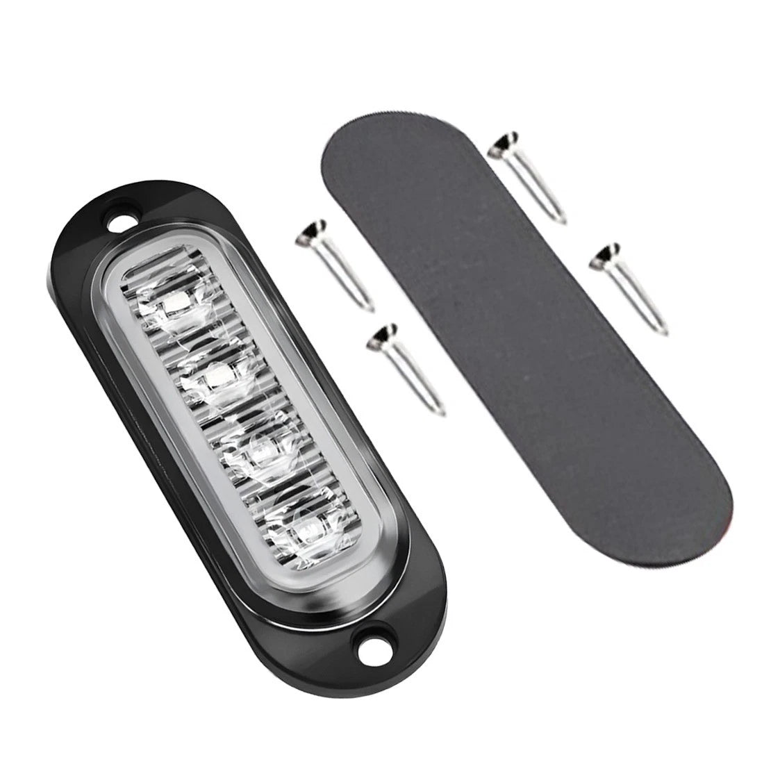 10Pc 4LED Clearance Side Marker Lights for Car Indicator