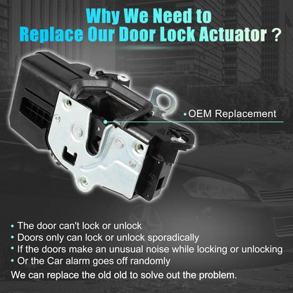4x Power Door Lock Actuator Motor for Chevrolet Impala (2006 - 2011)