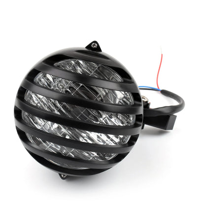5 1/2" Bullet Long Black Headlight for Chopper Bobber (2010-2023)