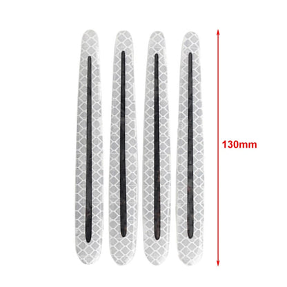 Car Door Handle Reflective Sticker for Scratch Protection Carbon Fiber Green