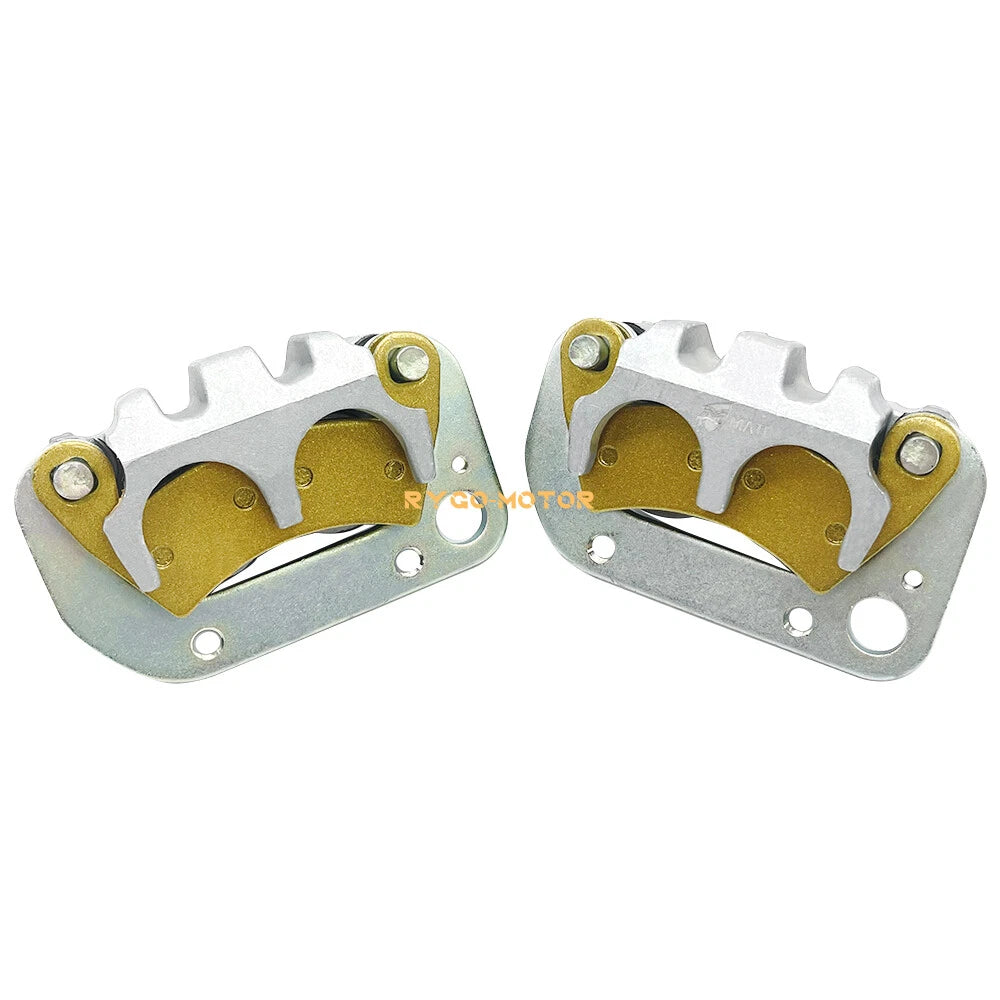 2x Front/Rear Brake Calipers Pads L/R for Polaris Ranger 570-4(2016–2022)