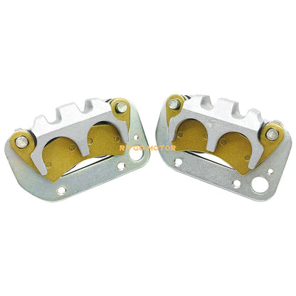 2x Front/Rear Brake Calipers Pads L/R for Polaris Ranger 570-4(2016–2022)