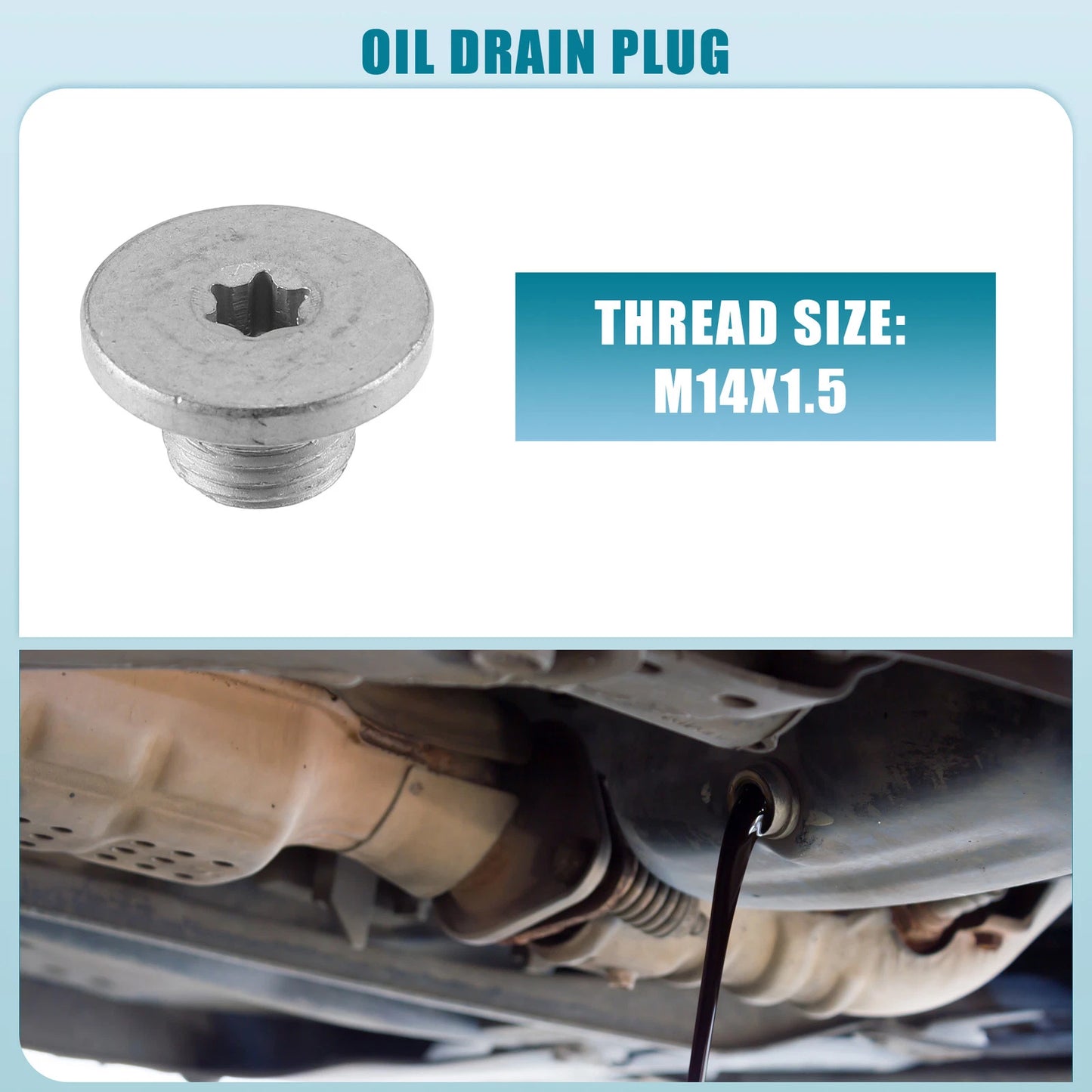 Engine Oil Drain Plug for Chevrolet Corsa (1993-2009)