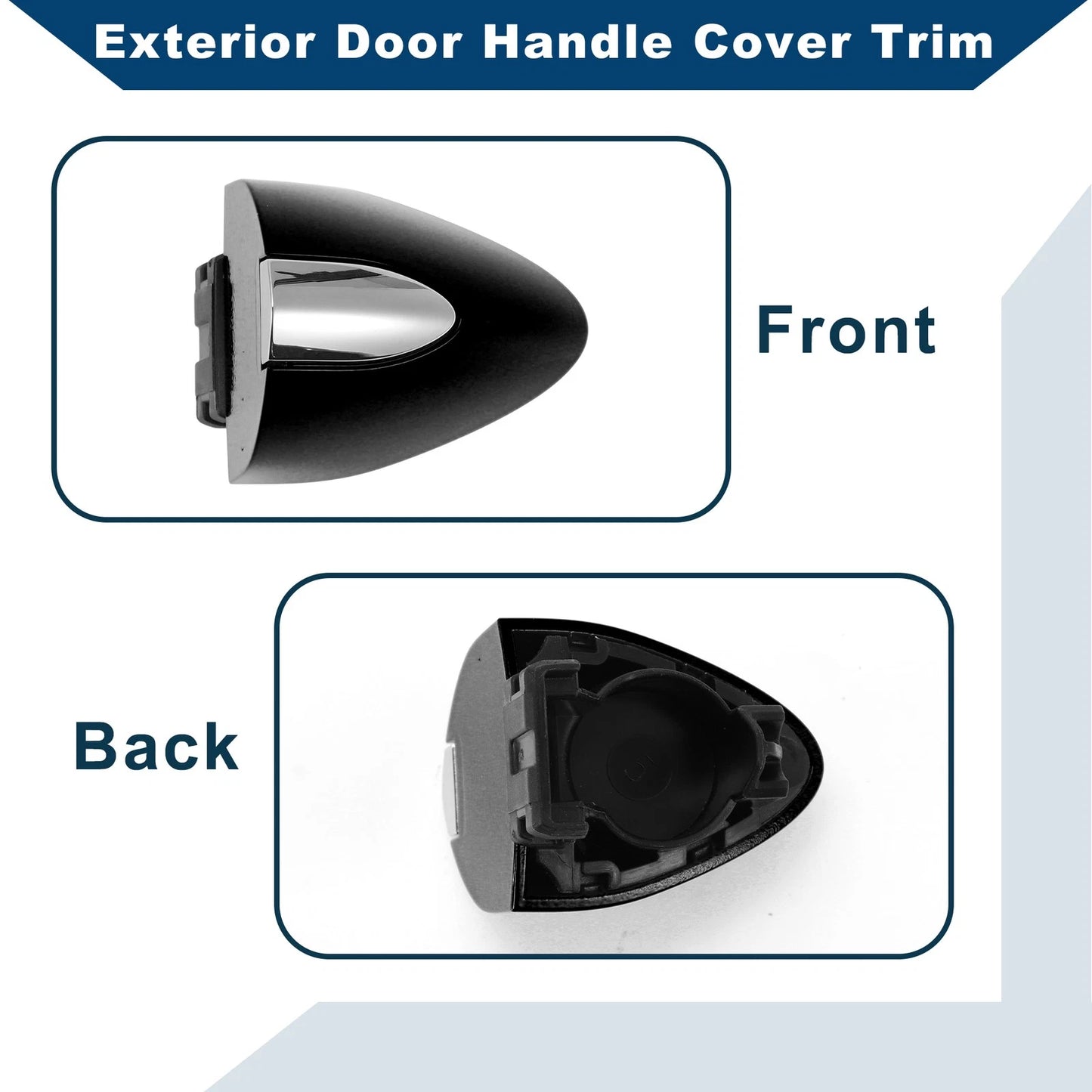 Door Handle Cover Trim for Buick LaCrosse Black (2017 - 2019)